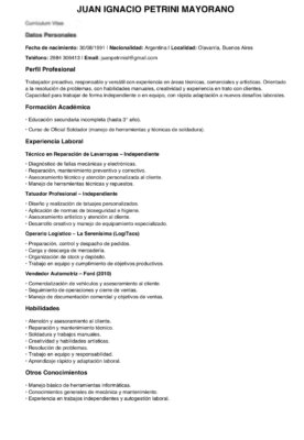 Curriculum vitae